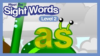 Meet the Sight Words Level 2  quotasquot [upl. by Vastah]