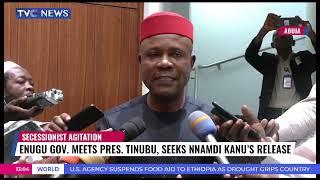 Enugu Gov Meets Pres Tinubu Seeks Nnamdi Kanus Release [upl. by Sinaj]