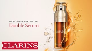 Clarins Double Serum  Visibly Firmer Smoother amp More Radiant Skin  Clarins [upl. by Madda805]