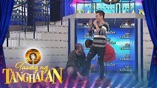 Tawag Ng Tanghalan Jhong gives away his shoes [upl. by Nirro]