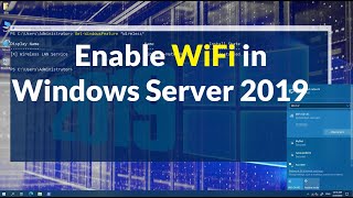 How to Enable WiFi in Windows Server 2019 [upl. by Carilla]