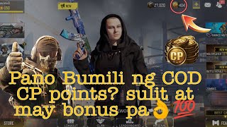 Paano bumili ng COD CP points gamit ang Gcash from Codashop sulit at may 20 cp bonuspart 2 [upl. by Enegue87]