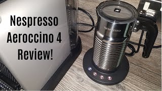 Nespresso Aeroccino 4 Milk Frother Review  Worth upgrading from the Aeroccino 3 [upl. by Culley]