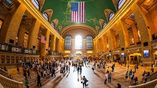 Walking Tour of Grand Central Terminal — New York City 【4K】🇺🇸 [upl. by Anaihsat]