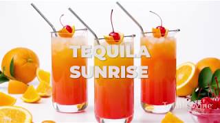 Tequila Sunrise Cocktail Recipe [upl. by Filippo]