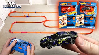 Hot Wheels RC 164 Scale Unboxing Review and Track Test  Nissan GTR R35 and Rodger Dodger [upl. by Hamas]