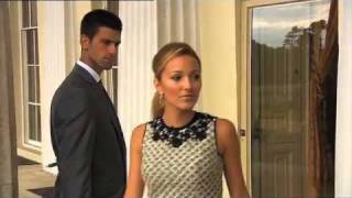 Novak Djokovic and Girlfriend  ATP World Tour Uncovered [upl. by Kissie]