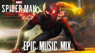 SpiderMan Miles Morales Theme  EPIC GAMING MUSIC MIX [upl. by Lacsap]