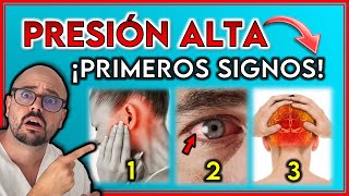 ESTOS son los PRIMEROS SIGNOS de la PRESIÓN ALTA  ¡SÍNTOMAS SILENCIOSOS de PRESION ALTA [upl. by Ariamo]