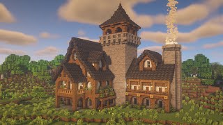 Minecraft Medieval Mansion Tutorial [upl. by Baram]