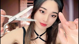 ASMR Relaxing Haircut  Shampoo  Trim  Styling [upl. by Dafna767]