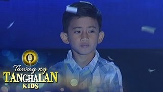 Tawag ng Tanghalan Kids Jhon Clyd Talili wins for the 3rd time [upl. by Rehtaef]