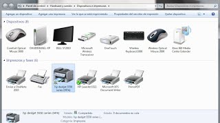 Abrir la herramienta de dispositivos e impresoras [upl. by Steffy]