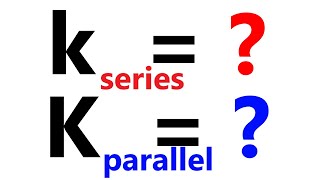 A Level Physics Springs in series and parallel [upl. by Aelyak933]