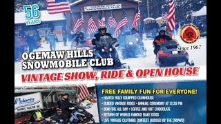 2024 Ogemaw Hills Snowmobile Show [upl. by Daj]