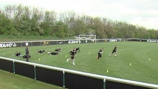 How to improve endurance and core strength  Soccer training drill  Nike Academy [upl. by Beverlee]