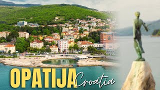 Opatija Town on the Adriatic Sea coast of Croatia [upl. by Grondin]