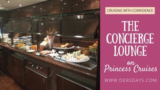 Concierge Lounge for Suite Passengers on Princess Cruise Ships [upl. by Ytram819]