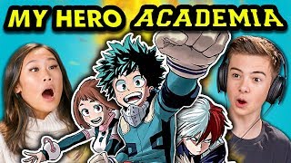 TEENS REACT TO MY HERO ACADEMIA [upl. by Jr]