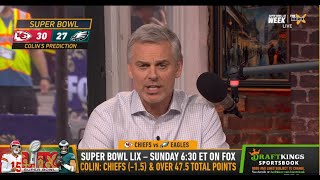 THE HERD  Colin Cowherd CONFIDENT Philadelphia Eagles Will LOSE Super Bowl  NFL [upl. by Aicittel]