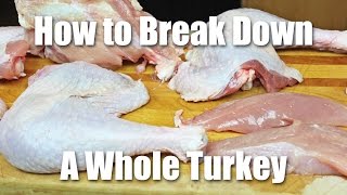 Breaking Down a Whole Turkey [upl. by Iggem]