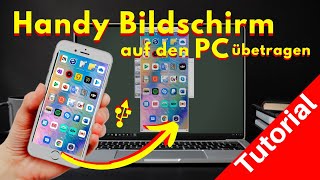 Handy auf PC übertragen  Fernsteuern mit USB  Tutorial 2021 [upl. by Pfeifer851]