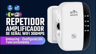 Repetidor WiFi Amplificador WiFi  Configuración  Unboxing [upl. by Cherilyn]