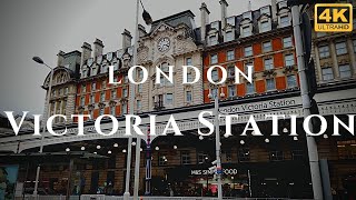 London Victoria Station Walk Through England 4K [upl. by Relda550]