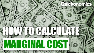 How to Calculate Marginal Cost [upl. by Zile341]