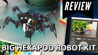 Big Hexapod Robot Kit for Raspberry Pi  Review [upl. by Sivrup]