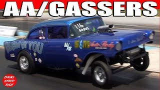 Ohio Outlaw AA Gassers Nostalgia Drag Racing [upl. by Nomelif588]