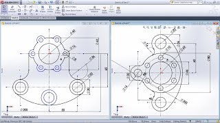 SolidWorks Exercises for Beginners  3  SolidWorks Sketch Practice Tutorial [upl. by Rosenstein]