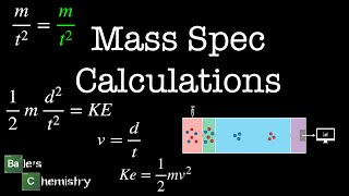 Mass Spectrometer Calculations Paper 1  AQA A Level Chemistry [upl. by Pauli285]