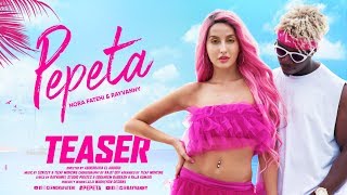 Pepeta  Nora Fatehi Rayvanny Music Video Teaser  2019 [upl. by Lieno89]