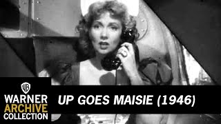 Original Theatrical Trailer  Up Goes Maisie  Warner Archive [upl. by Urbai]