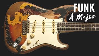 Funky Groove  Guitar Backing Track Jam in A [upl. by Herodias877]