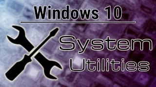 How to Easily Access System Utilities  Windows 10 Tutorial [upl. by Tandy]