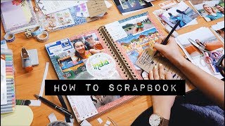 DIY HOW TO SCRAPBOOK [upl. by Ev]