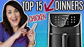 15 of THE BEST AIR FRYER Chicken Recipes [upl. by Notlrac]