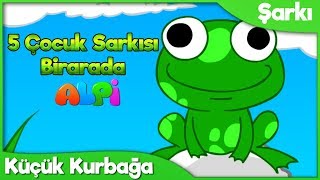 Küçük Kurbağa Kuvak Kuvak ve 4 Çocuk Şarkısı [upl. by Neirual]