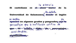 Vocabulario impropio e impreciso corrección de texto 5 [upl. by Crespi]