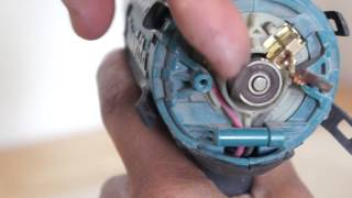 How to Replace Makita Cordless Drill Brushes  DIY Survival Skills [upl. by Daahsar]