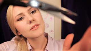 ✂️ Sleepinducing Haircut 💇 ASMR  Shampoo  Page Flipping  Scissors [upl. by Moffit819]