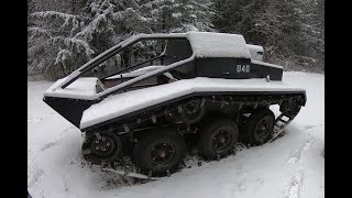 How I Built My AllTerrain Tracked Vehicle out of Scrap Metal for Under 400 BugOut Vehicle [upl. by Hinman]