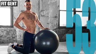 53 GYM BALL EXERCISES AND THE MUSCLES THEY TARGET [upl. by Annael724]