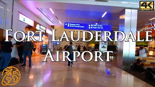 Fort Lauderdale Airport Hollywood International Airport FLL Florida Tour [upl. by Liag]