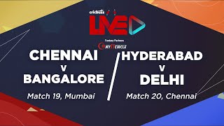 Cricbuzz Live Match 19 Chennai v Bangalore Postmatch show [upl. by Enilesoj63]