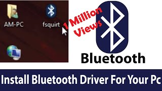 How to Download and Install Bluetooth Driver on Pc for Windows 7810 [upl. by Mortie393]