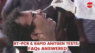 RTPCR amp Rapid Antigen Tests FAQs Answered  BOOM  COVID19 Tests  COVID19 vaccine  COVID19 News [upl. by Pasol872]