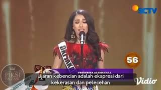 SPEECH FREDERIKA CULL  PUTERI INDONESIA 2019 [upl. by Dale]